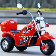 Детский мотоцикл T-7230 RED, на аккумуляторе, красный